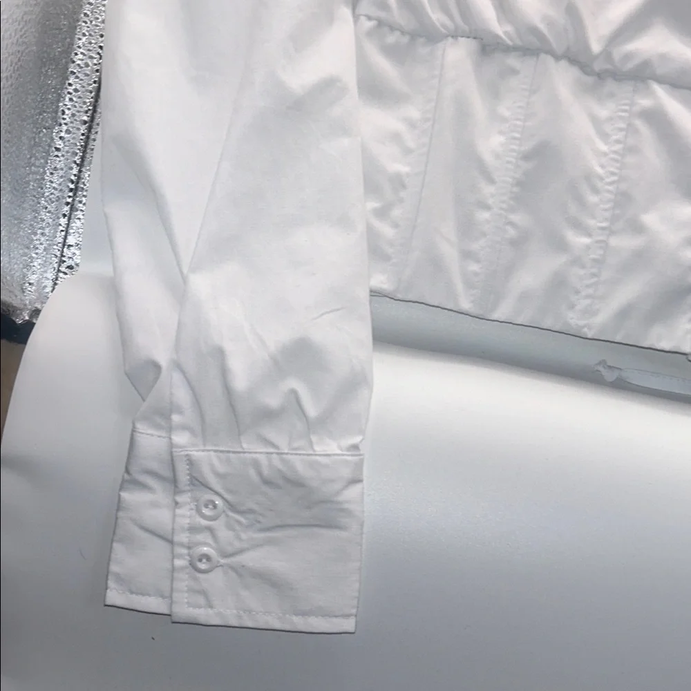 J for Justify Crisp White Button-Down Shirt - Picture 4 of 13